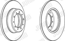 Jurid 562968JC-1 - Гальмівний диск autocars.com.ua