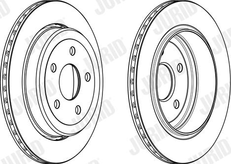Jurid 562970JC-1 - Тормозной диск avtokuzovplus.com.ua