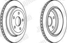 Jurid 562970JC - Гальмівний диск autocars.com.ua