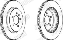 Jurid 562975JC-1 - Гальмівний диск autocars.com.ua