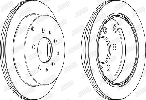 Jurid 562985JC-1 - Тормозной диск autodnr.net