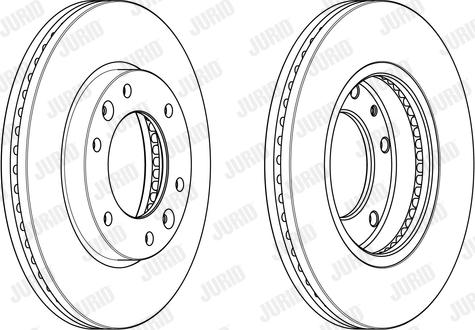 Jurid 563006JC-1 - Гальмівний диск autocars.com.ua