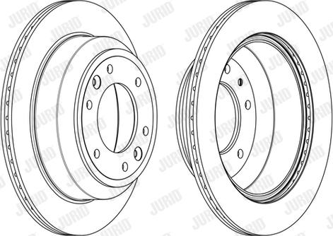 Jurid 563007JC-1 - Тормозной диск avtokuzovplus.com.ua