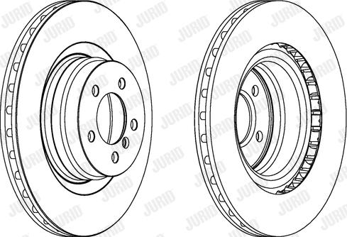 Jurid 563022JC-1 - Тормозной диск avtokuzovplus.com.ua