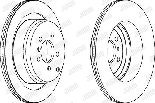 Jurid 563023JC-1 - Гальмівний диск autocars.com.ua