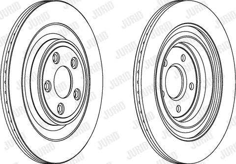 Jurid 563027JC-1 - Гальмівний диск autocars.com.ua