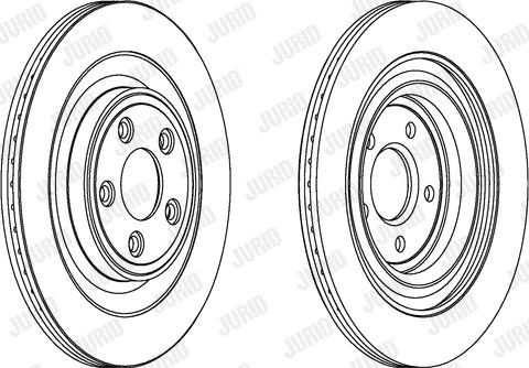 Jurid 563027JC - Гальмівний диск autocars.com.ua