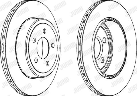 Jurid 563034JC-1 - Гальмівний диск autocars.com.ua