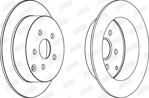 Jurid 563037JC-1 - Гальмівний диск autocars.com.ua