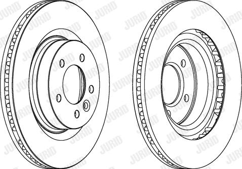 Jurid 563046JC-1 - Гальмівний диск autocars.com.ua