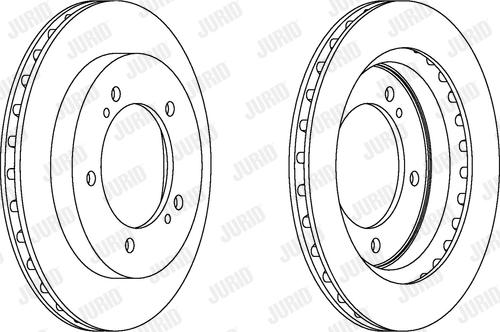 Jurid 563049JC-1 - Гальмівний диск autocars.com.ua