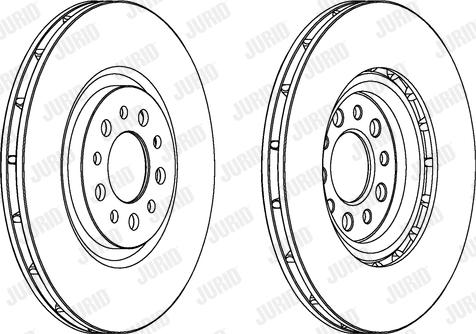 Jurid 563067JC-1 - Гальмівний диск autocars.com.ua