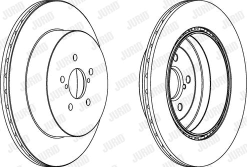 Jurid 563101JC - Гальмівний диск autocars.com.ua