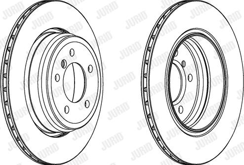 Jurid 563102JC - Гальмівний диск autocars.com.ua