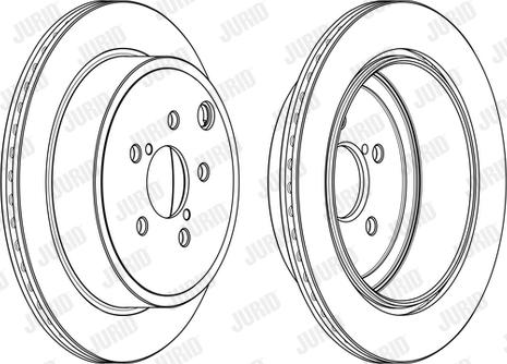 Jurid 563109JC-1 - Гальмівний диск autocars.com.ua