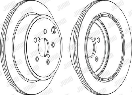 Jurid 563109JC - Гальмівний диск autocars.com.ua