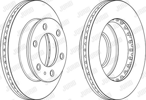 Jurid 563113JC-1 - Гальмівний диск autocars.com.ua