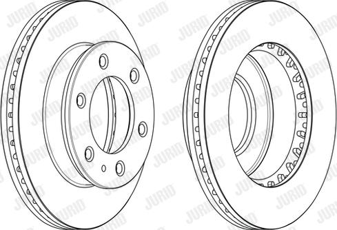 Jurid 563113JC - Гальмівний диск autocars.com.ua