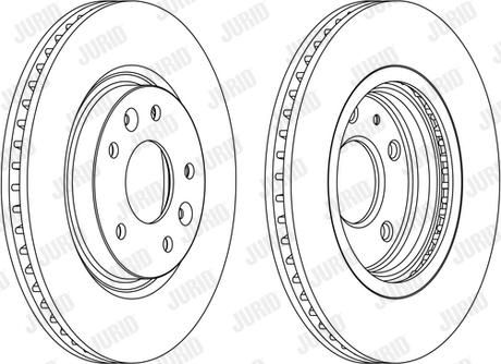 Jurid 563120JC-1 - Гальмівний диск autocars.com.ua