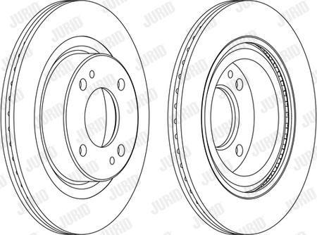 Jurid 563121JC - Гальмівний диск autocars.com.ua