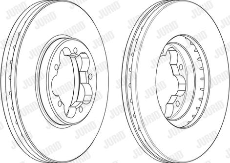 Jurid 563123J - Тормозной диск avtokuzovplus.com.ua