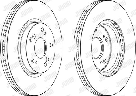 Jurid 563127JC-1 - Гальмівний диск autocars.com.ua