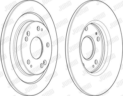 Jurid 563128JC - Гальмівний диск autocars.com.ua