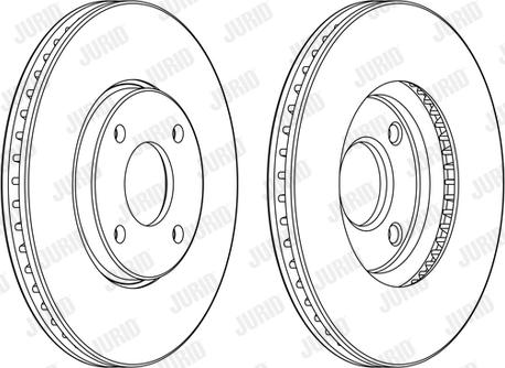 Jurid 563132JC - Тормозной диск avtokuzovplus.com.ua