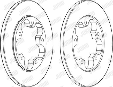 Jurid 563138JC-1 - Тормозной диск autodnr.net