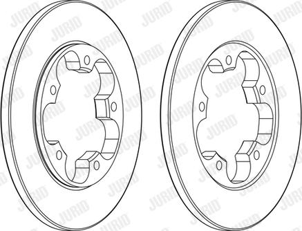 Jurid 563138JC - Тормозной диск avtokuzovplus.com.ua