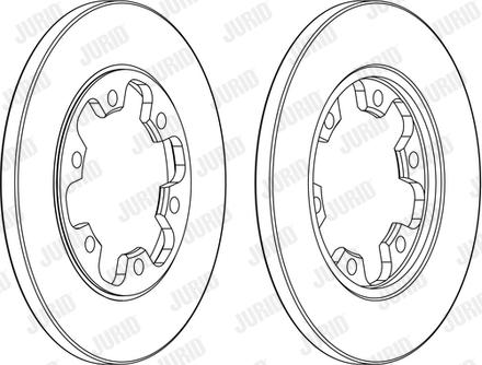 Jurid 563139JC-1 - Гальмівний диск autocars.com.ua