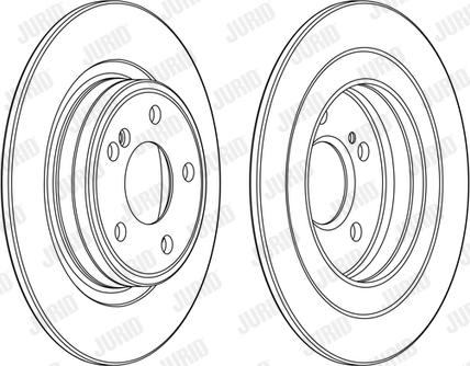 Jurid 563140JC-1 - Гальмівний диск autocars.com.ua