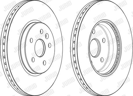 Jurid 563145JC-1 - Гальмівний диск autocars.com.ua