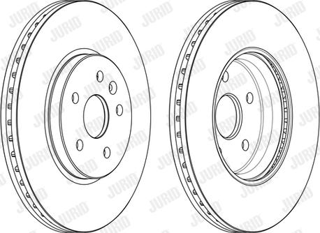 Jurid 563145JC - Тормозной диск avtokuzovplus.com.ua