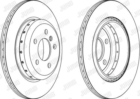 Jurid 563156JVC-1 - Гальмівний диск autocars.com.ua