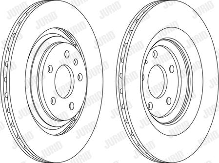 Jurid 563164JC-1 - Гальмівний диск autocars.com.ua