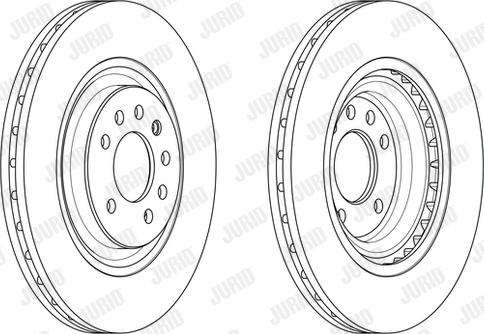 Jurid 563173JC-1 - Тормозной диск avtokuzovplus.com.ua