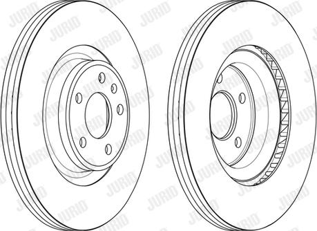 Jurid 563175JC-1 - Гальмівний диск autocars.com.ua