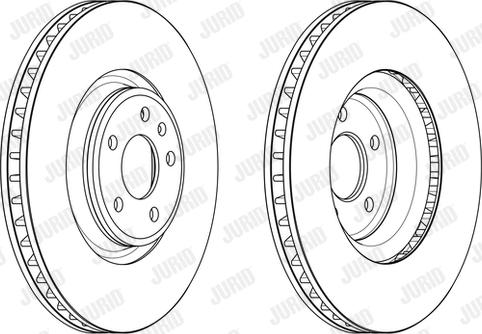 Jurid 563176JC-1 - Тормозной диск avtokuzovplus.com.ua