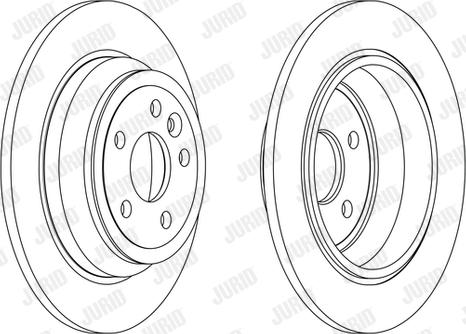 Jurid 563184JC - Тормозной диск avtokuzovplus.com.ua
