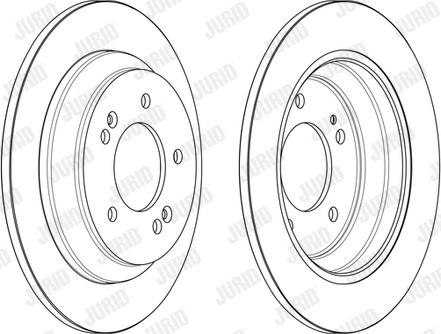 Jurid 563185JC-1 - Тормозной диск avtokuzovplus.com.ua