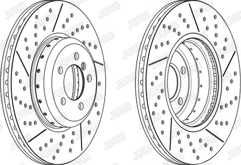 Jurid 563200JVC-1 - Гальмівний диск autocars.com.ua