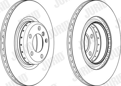 Jurid 563208JC-1 - Гальмівний диск autocars.com.ua