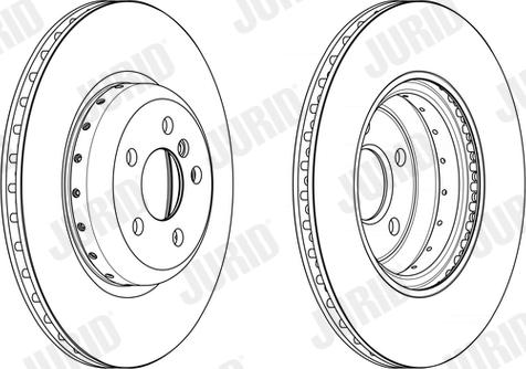 Jurid 563212JC-1 - Гальмівний диск autocars.com.ua