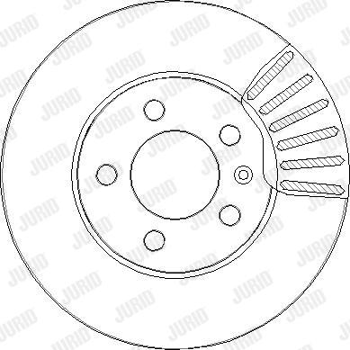 Jurid 563227JC-1 - Гальмівний диск autocars.com.ua