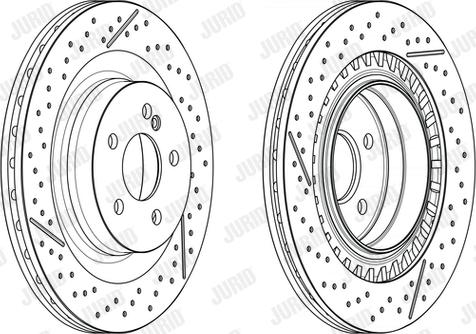 Jurid 563235JC - Гальмівний диск autocars.com.ua
