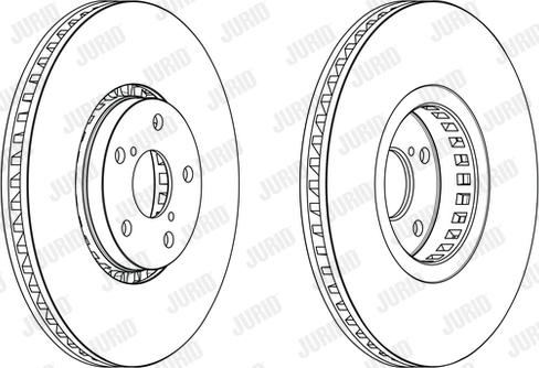 Jurid 563238JC-1 - Гальмівний диск autocars.com.ua