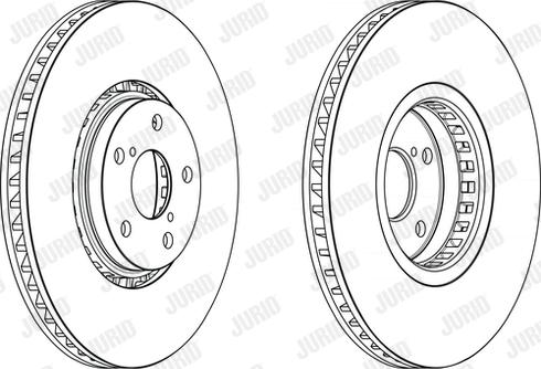 Jurid 563240JC-1 - Гальмівний диск autocars.com.ua