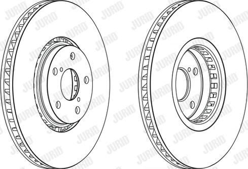 Jurid 563241JC-1 - Гальмівний диск autocars.com.ua