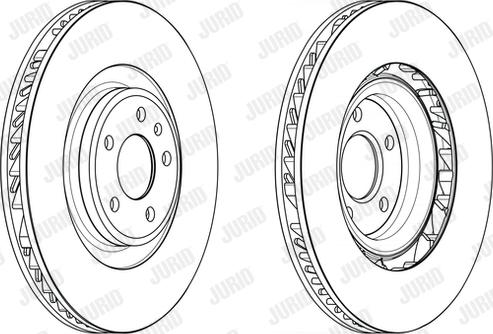 Jurid 563248JC-1 - Гальмівний диск autocars.com.ua